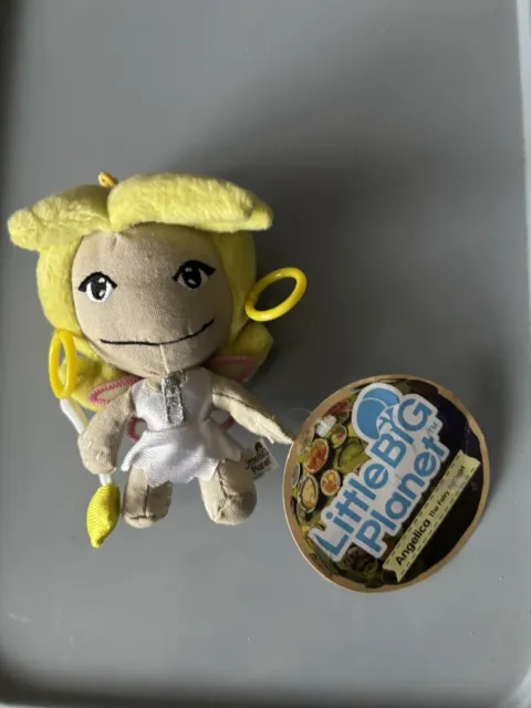 Little Big Planet Angelica The Fairy Sackgirl Plush Key Ring Chain New With Tag