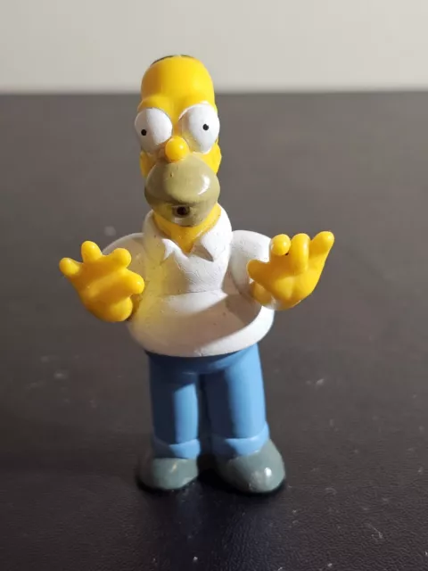 Vintage The Simpsons Homer Simpson Figure Toy 1997 2.5"  Fox Toy Retro 90s TV