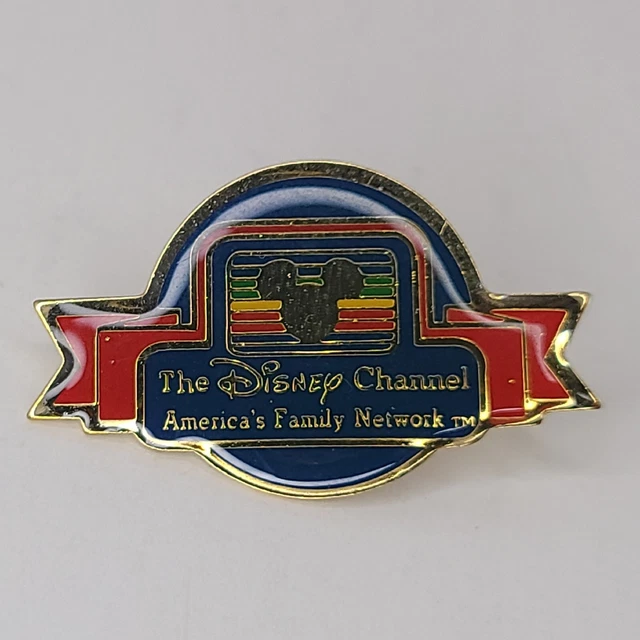 Vintage 1987 The Disney Channel America's Family Network Lapel Pin