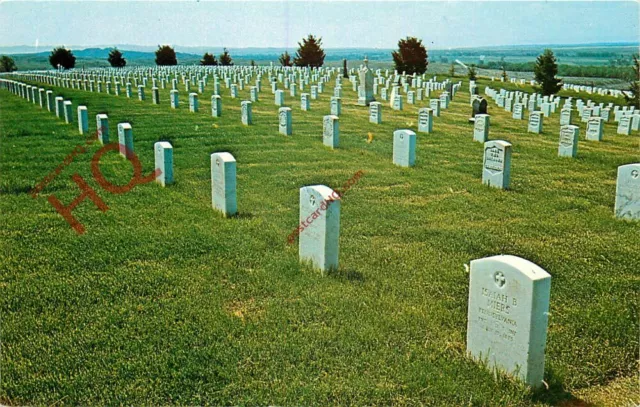 Picture Postcard:;Custer National Monument, Cemetary