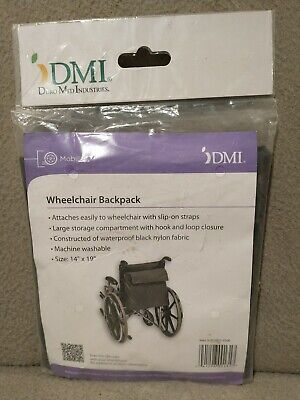 Mochila para silla de ruedas Duro Med Industries ~ 14"" x 19"" ~ bolso de mano ~ almacenamiento seguro