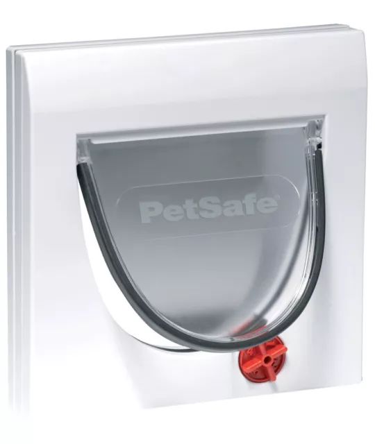 Porte blanche Staywell avec 4 modes pour les chats à partir de 7 kg PetSafe