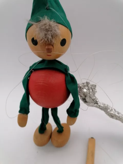 Zwerg/ Wichtel Marionette Vintage 1950 /60er PUPPE.