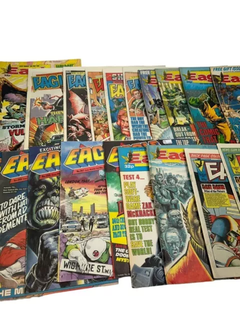 150 x Eagle comic job lot bundle