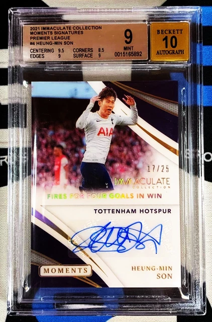 2021 Panini Immaculate  Soccer ソン　フンミン Yahoo!オークション - 25枚限定 直筆サインカード ソンフンミン