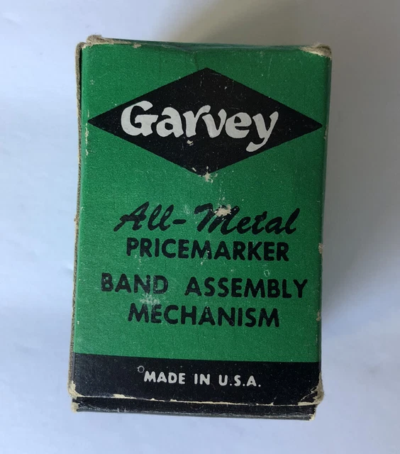 GARVEY ALL METAL Price Marker Band Assembly Mechanism Made In USA New