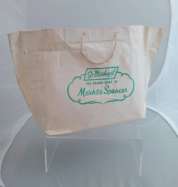Marks and Spencer Vintage 1962 Paper Carrier Bag