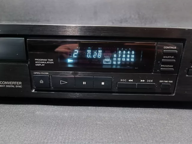 SONY CDP-195 PULSE Compact Disc Player CD-Player CD-Spieler HiFi 3