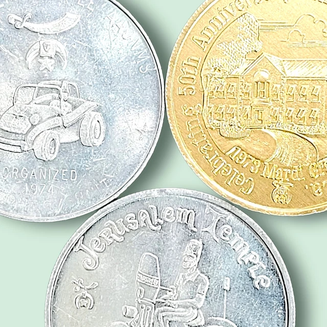 vintage mardi gras coins