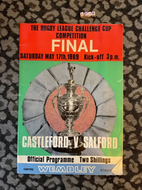 1969 Rugby League Challenge Cup Final Programme – Castleford vs Salford