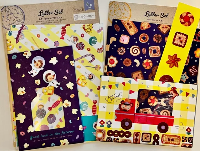 Cute Animal Letter Set - Japanese Stationery - sweet kawaii Daiso