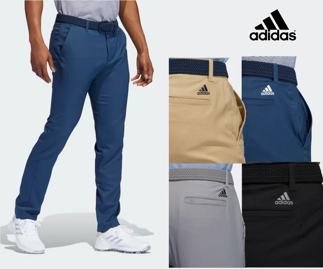 New ADIDAS Mens Ultimate 365 Golf Trousers Tapered - Black Navy Grey Hemp