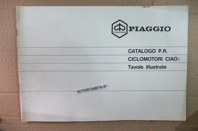per Piaggio Ciao 50 moped mofa catalogo ricambi originale spare parts catalogue