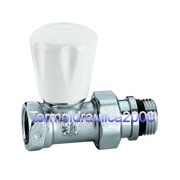Caleffi 412302 Vanne de radiateur manuelle droit 3/8"