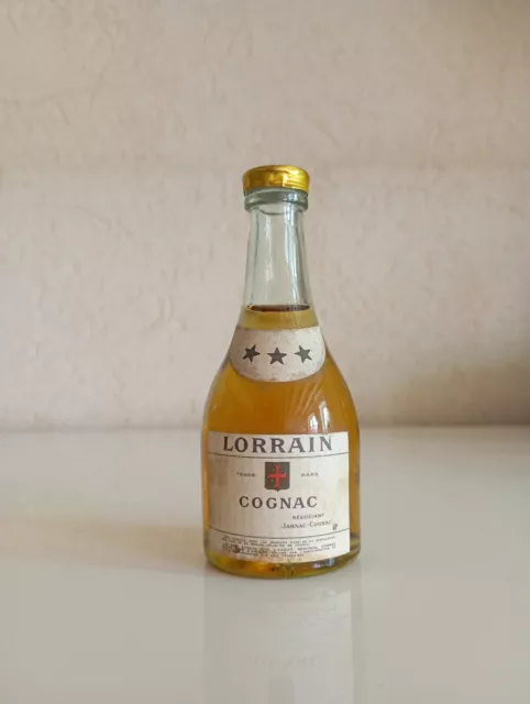 Very old mini bottle cognac Lorrain 3 stars 5cl