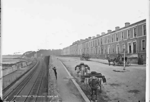 Idrone Terrace, Blackrock, Co. Dublin c1900 Ireland OLD PHOTO