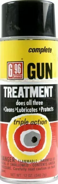 G96 Triple Action Gun Cleaning Treatment Safe For Use On Polymers High Quality -