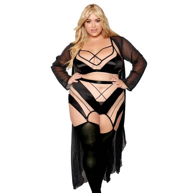 super sexy black lingerie Lingerie sexy grandes tailles main image 1