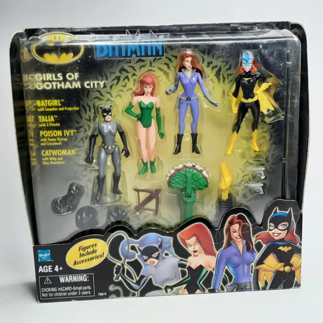 Batman Girls Of Gotham City Batgirl Talia Ivy Catwoman Cartoon Network 2003 NEW