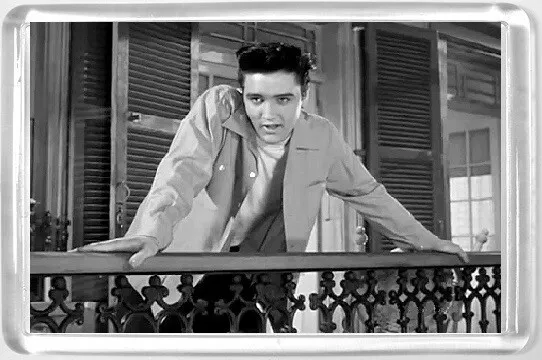 Elvis Presley King Creole On Balcony Crawfish Fridge Magnet