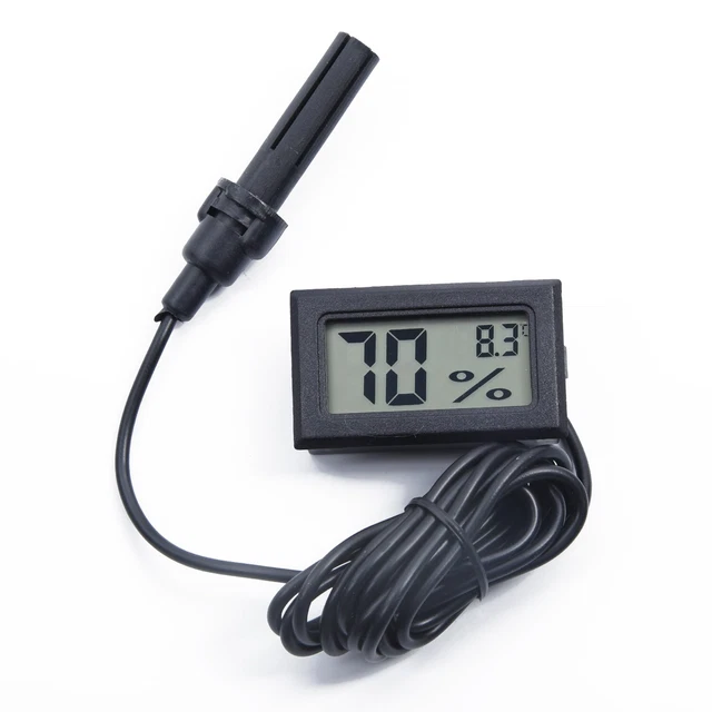 Termometro Igrometro Cavo Digitale Temperatura Camera Display Kit Elettronico