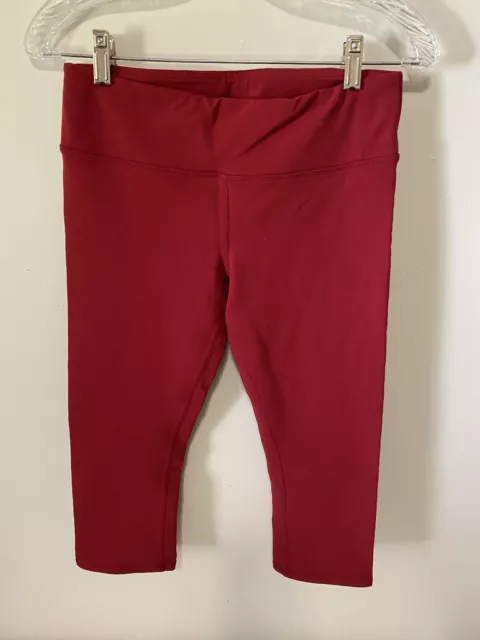 ALO YOGA Red Capri Leggings Medium