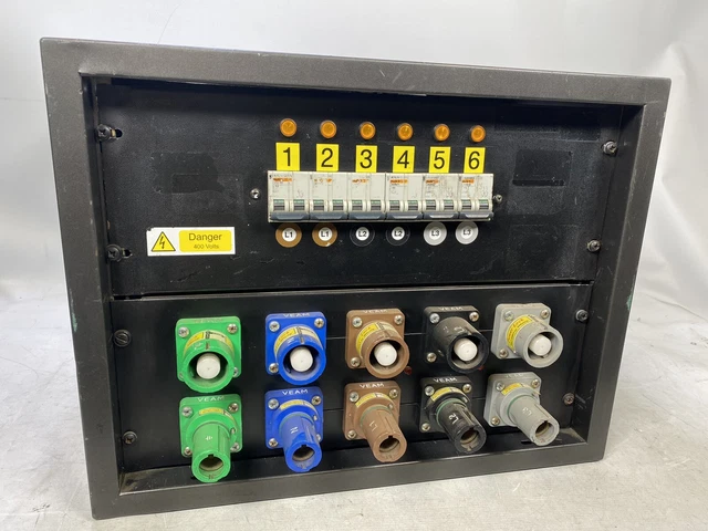 Powerlock En / Sortie > 6 X 63a Distribution Boîte 400a