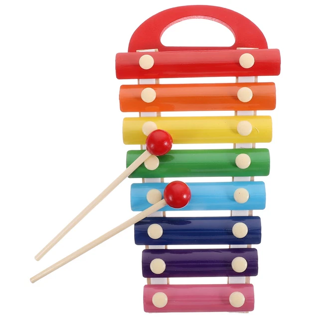 Set 6 Maillets Percussion - Marimba Xylophone - Enfants & Débutants - Bois Et Caoutchouc