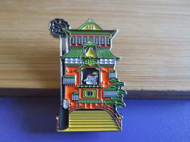 Anime Studio Ghibli Inspired Spirited Away Bath House Enamel Lapel Pin Badge