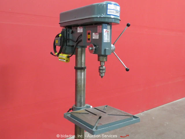 Enco 126-2225 Industrial 12" Vertical 12-Speed Metalworking Drill Press bidadoo Enco 126-2225 Industrial 12" Vertical 12-Speed Metalworking Drill Press bidadoo