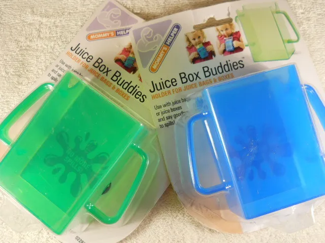 Mommy's Helper Juice Box Buddies Drinking Cup Holder Bags Pouch