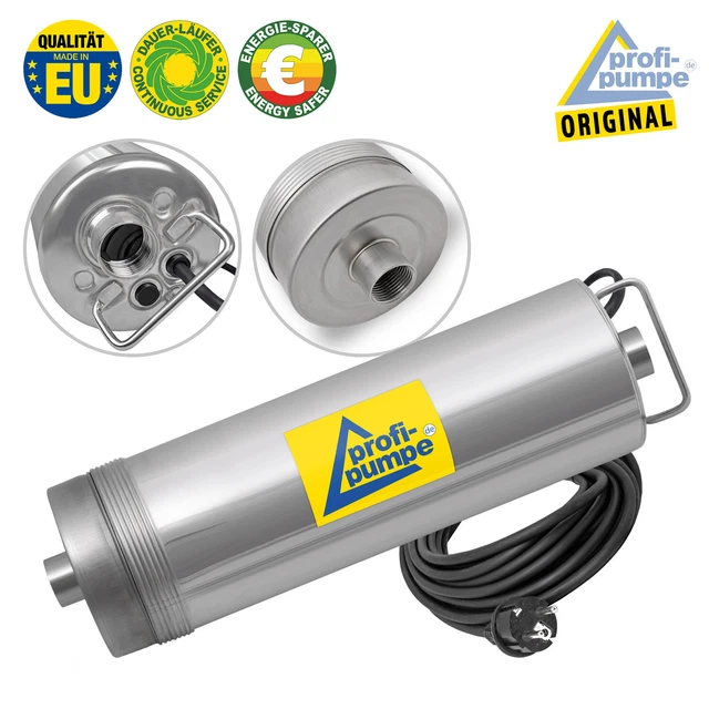 Eurom SPV750is Prof Unterwasserpumpe Tauchpumpe Wasserpumpe Gartenpumpe