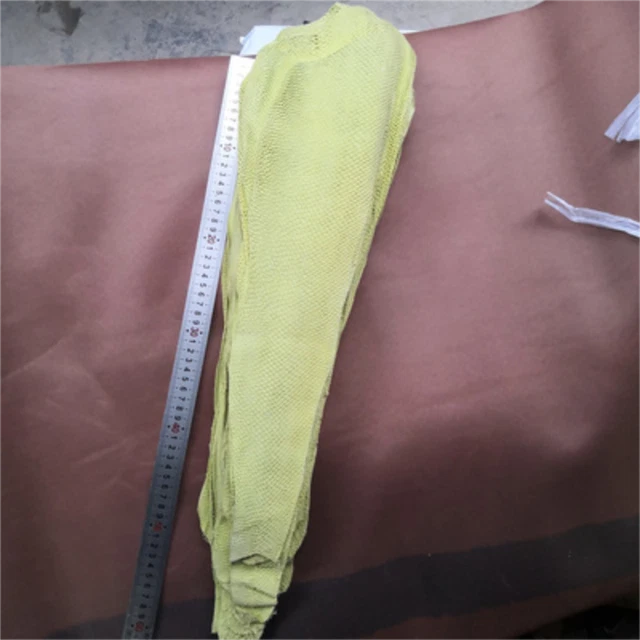 2X Cuero Ocultar Cuero Piel de Salmón Pez Material Cuero Real Artesanía Hágalo usted mismo Amarillo