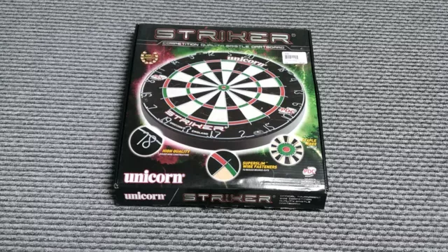 Unicorn Striker Dart Board PDC approved competition bristle tournament size exc