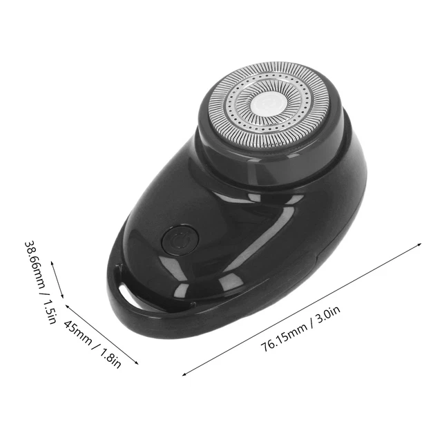 Pocket Electric Beard Trimmer 300mAh Battery Electric Beard Trimmer Black New