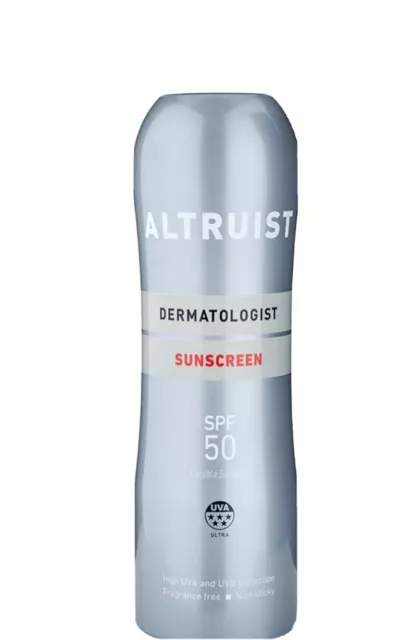 ALTRUIST Dermatologist Invisible Sun SPRAY  SPF 50 200ml Sun cream sunscreen