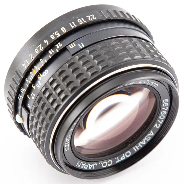SMC Pentax M 50mm f1.4 objectif monture K / manual focus lens Pentax K PK mount