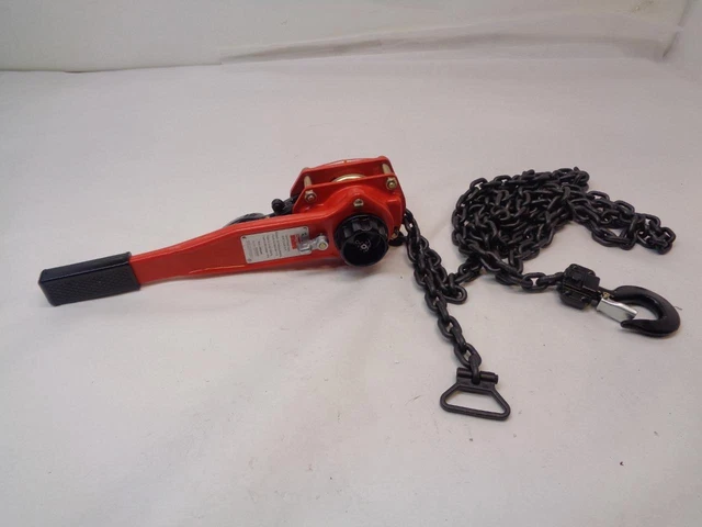 New Dayton Lever Chain Hoist 3,000Lb 15Ft Lift 48Me56A  H2