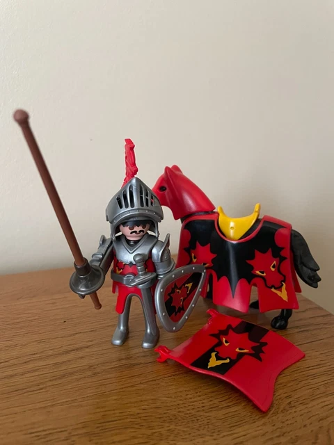 2 x Malteser Knight Valetta Red A Playmobil to Crusader Custom Rare