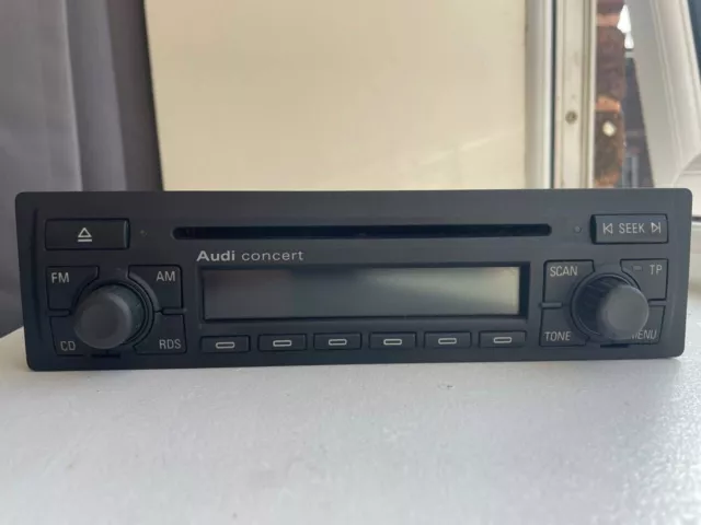 Audi A2 A4 A6 A8 TT Concert Head Unit CD Player Radio Car Stereo 8Z0035186A Code