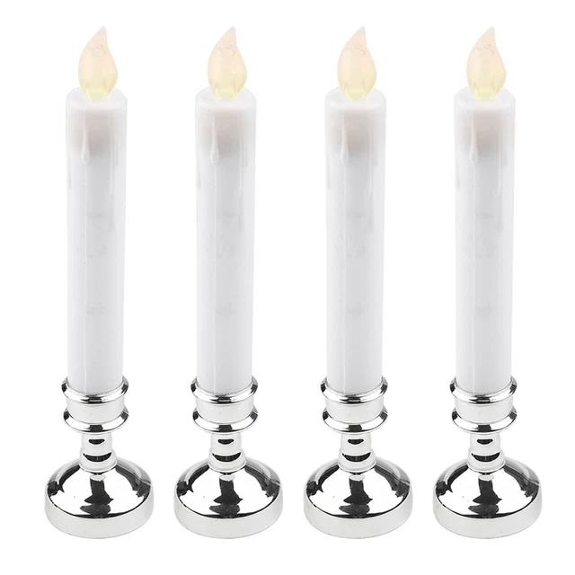 Bougie Noir Bougies Longues Noires Ovaletta - Lot De 4 - 25 Cm, 8h De Combustion - Pour Mariage, Anniversaire Bougie Longue