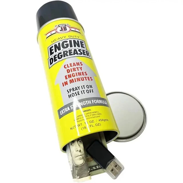 DIVERSION SAFE SECRET Stash Can Hidden Storage Compartment Engine