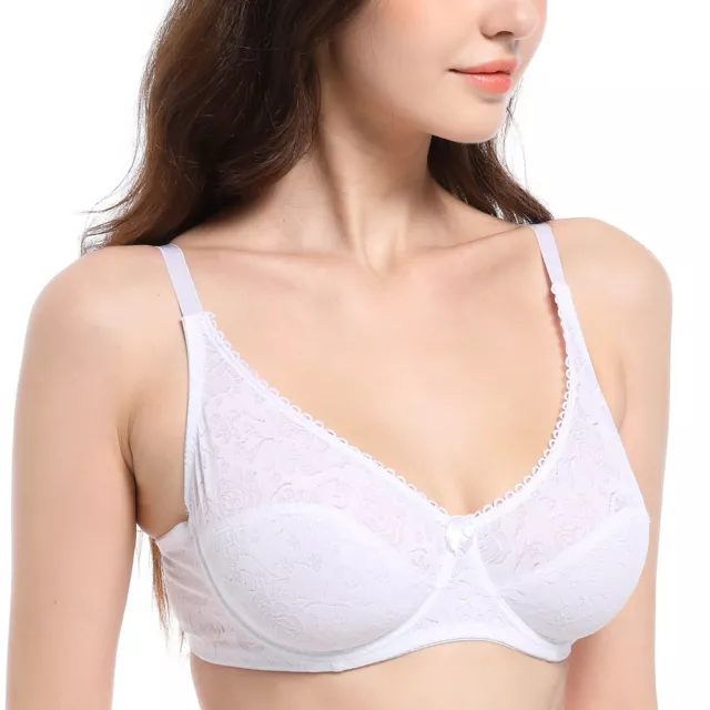 UNPADDED BRAS 32-46ABCDDE Womens Brassiere Sexy Lingerie Lace Bra Lady  Bralette $9.79 - PicClick