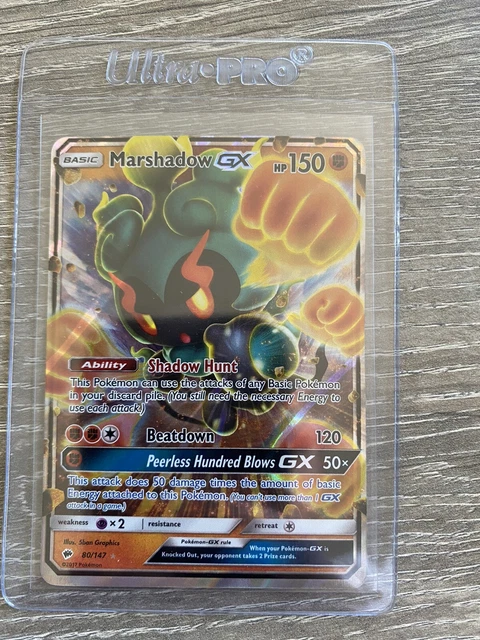 Pokemon Burning Shadows Marshadow GX 83/122 Nm/Mint