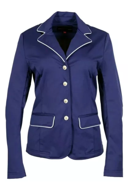 Turnierjacket Covalliero blau Softshell Kinder und Erwachsene