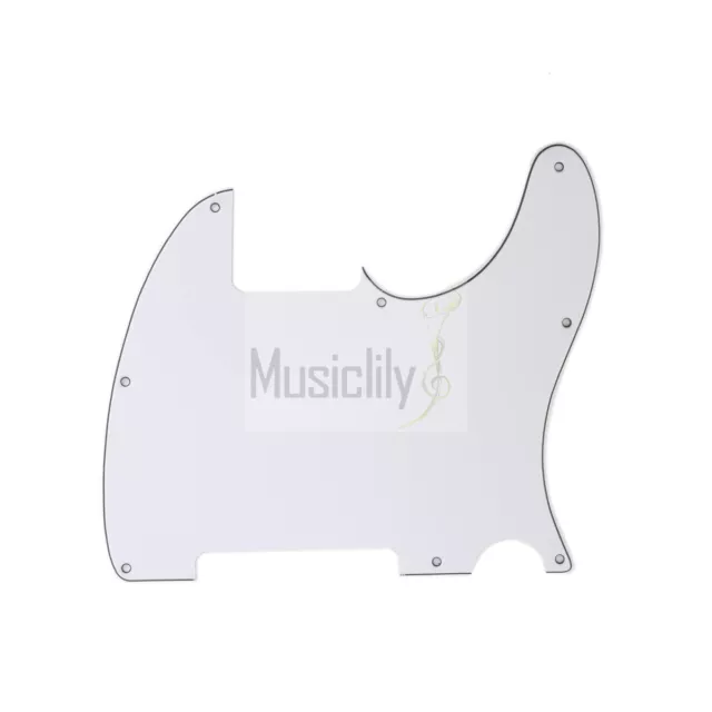 Musiclily 8 trou Pickguard Plaque pour guitare Fender Standard Esquire Tele TL