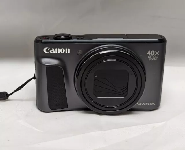 Canon Power Shot SX720 HS Full HD 20.3MP w 3 x 16GB Memory Cards Working Order