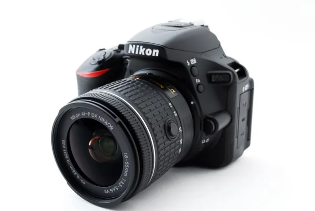Nikon D5600 24.1MP DSLR Camera w/ 18-55mm VR Lens From JAPAN Near Mint Only 1236 3