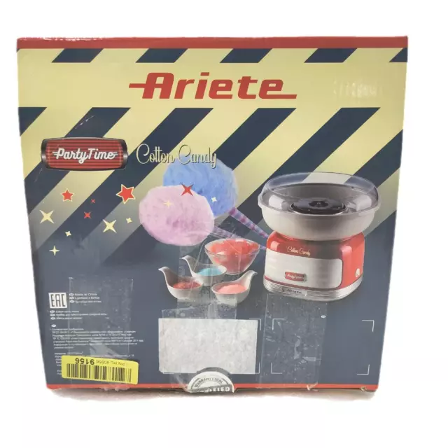 Ariete Zuckerwatte Zuckerwattemaschine 450 W Rot Spaß Kochen (47,49)