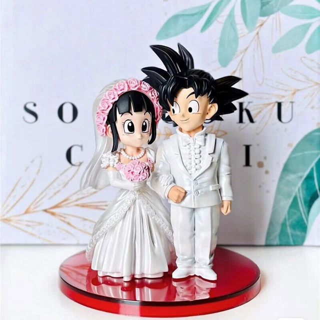 GOKU CHICHI WEDDING League Studio Dragon Ball Resin Statue WCF EUR 169